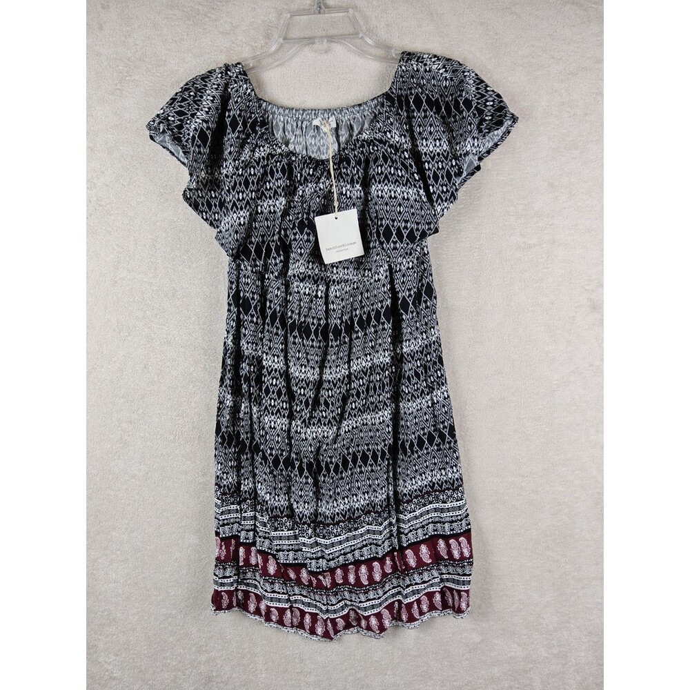 Beach Lunch Lounge Women's Ruffle Off Shoulder Dress Size S